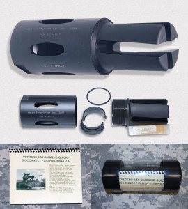 .50 Cal Vortex Flash Hider