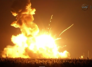NASA Rocket Explosion