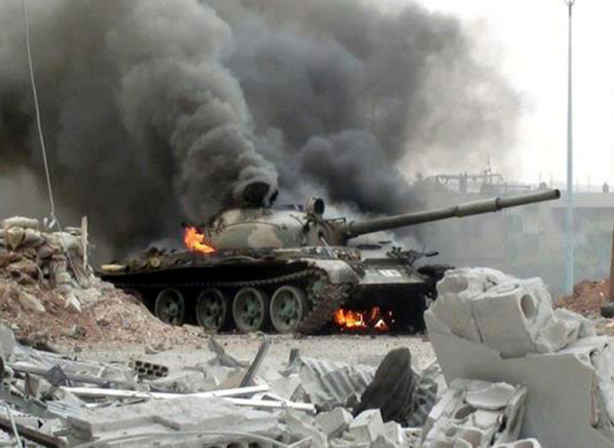 VIDEO: Free Syrian Army Ambushes Syrian Tanks
